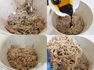 超简单的自制肉松，酥脆鲜香又好吃的做法步骤：5