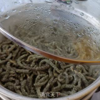 羊肉拌构树穗的做法步骤：9