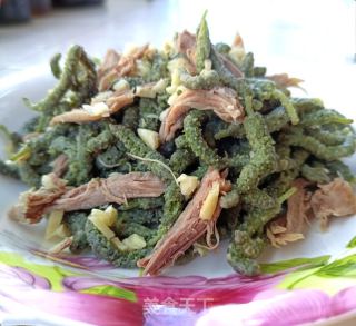 羊肉拌构树穗的做法步骤：17