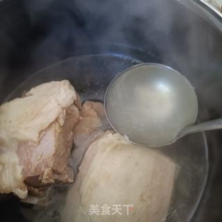 水萝卜羊肉汤的做法步骤：4