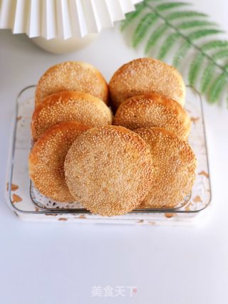 五香芝麻烧饼的做法步骤：12