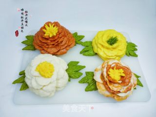 牡丹花馒头的做法步骤：17