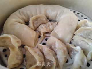 萝卜丝肉馅蒸饺的做法步骤：7