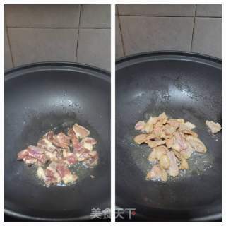 香菇瘦肉炒青瓜的做法步骤：2