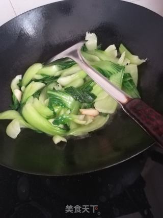 素炒油白菜的做法步骤：7