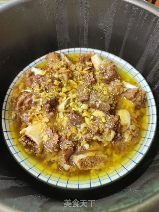 清蒸牛排骨的做法步骤：7