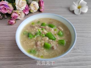 肉末甜豆燕麦粥的做法步骤：6