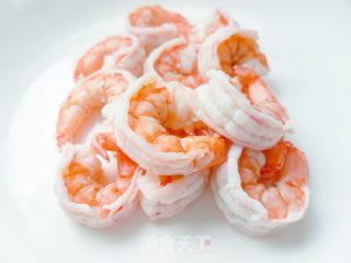 翡翠虾仁的做法步骤：4
