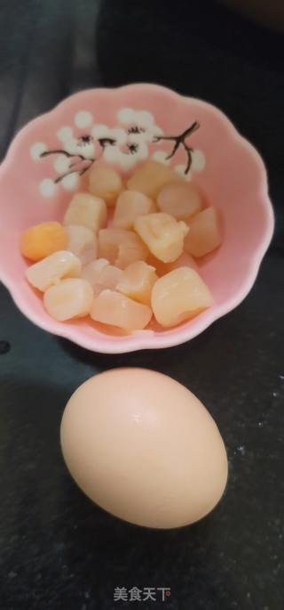瑶柱煎蛋枸杞叶汤的做法步骤：3