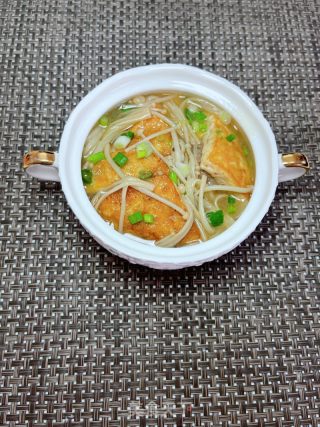金针菇酿豆腐煲的做法步骤：13