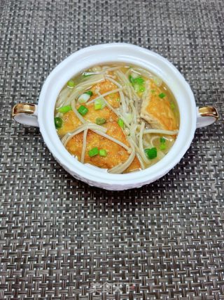 金针菇酿豆腐煲的做法步骤：14