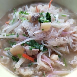 瑶柱粉丝水萝卜汤的做法步骤：23