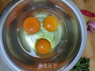 鸡蛋爱上香椿芽的做法步骤：6