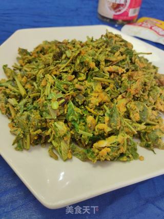 鸡蛋爱上香椿芽的做法步骤：11