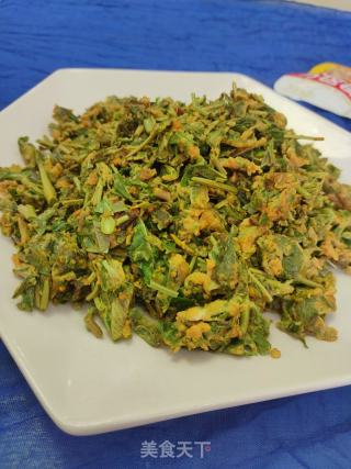 鸡蛋爱上香椿芽的做法步骤：12