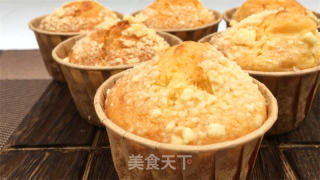 橙香酥粒麦芬的做法