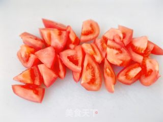 番茄炒包菜的做法步骤：3