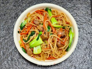 家常炒米粉的做法步骤：13