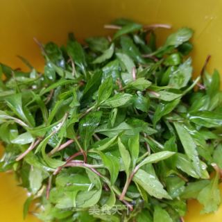 鲜虾炒马兰头的做法步骤：2
