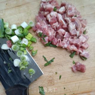 海米肉丁小豆沫的做法步骤：8