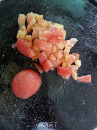 番茄牛肉烩饭的做法步骤：5