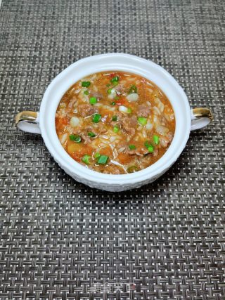 番茄牛肉烩饭的做法步骤：15
