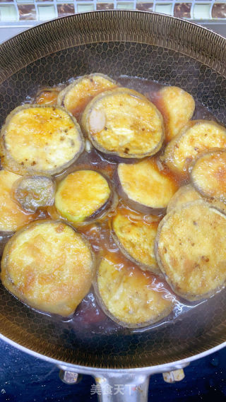 烩茄饼的做法步骤：6