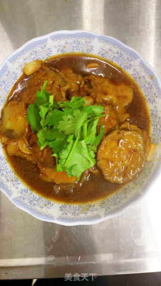 烩茄饼的做法步骤：7