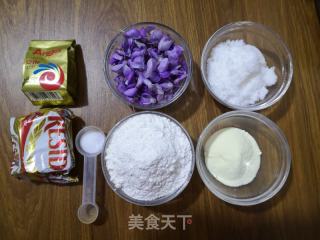 紫藤花吐司的做法步骤：2