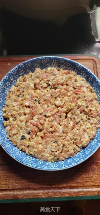 蒸香菇肉饼的做法步骤：6