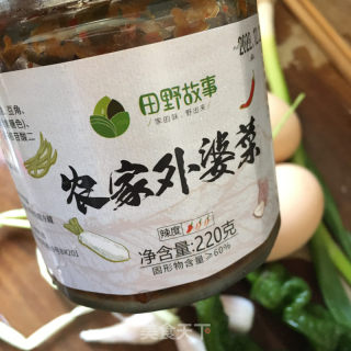 外婆菜炒饭的做法步骤：3