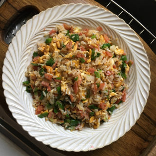 外婆菜炒饭的做法步骤：10