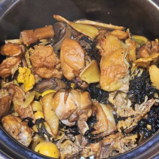 艾草焖鸡的做法步骤：17