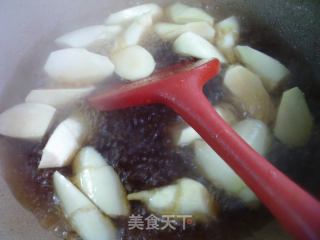 魔芋结烧茭白的做法步骤：9