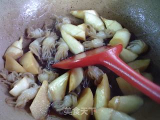 魔芋结烧茭白的做法步骤：12