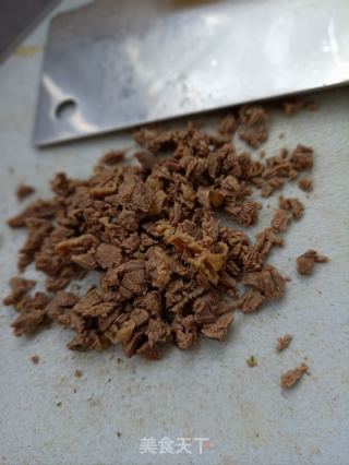 韭菜鸽胸肉饭团的做法步骤：6