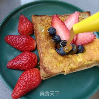 双梅西多士的做法步骤：9