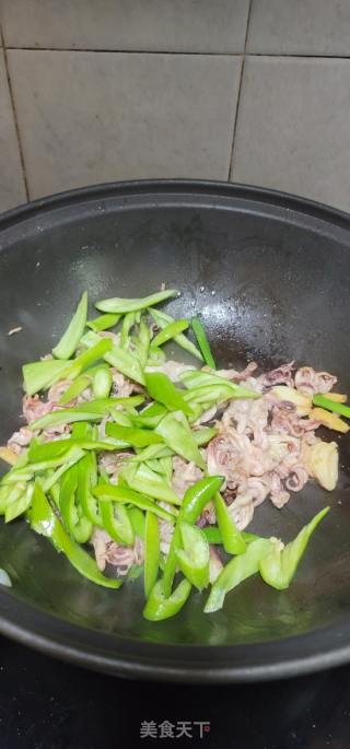爆炒鱿鱼须的做法步骤：8