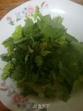 芹菜羊肉炒米粉的做法步骤：4