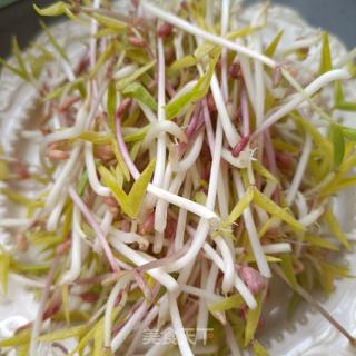 韭菜鸡蛋炒豆芽的做法步骤：4