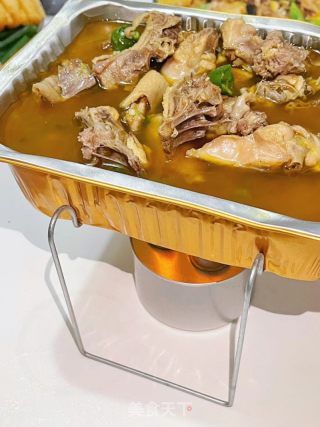 青花椒鸡火锅的做法步骤：2