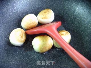 虎皮鸡蛋烧茭白的做法步骤：5