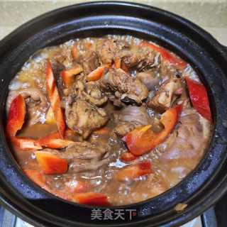 酱香兔肉煲的做法步骤：15