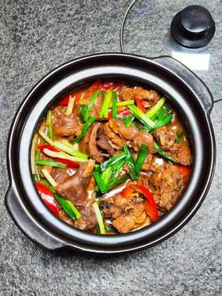 酱香兔肉煲的做法步骤：17