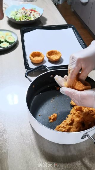 蜜薯燕麦蛋挞的做法步骤：5