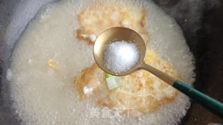 菊花脑煎蛋汤的做法步骤：8