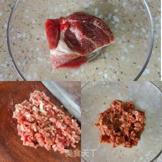肉末蒸米粉的做法步骤：2