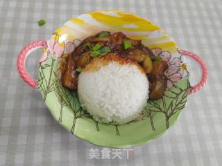 茄子盖饭的做法步骤：8