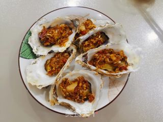 蒜蓉烤生蚝的做法步骤：8