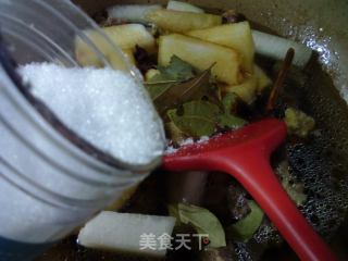 牛腩烧冬瓜的做法步骤：9
